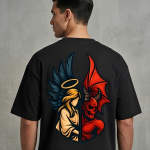 Angel & Demon Embroidered T-Shirt alternate view