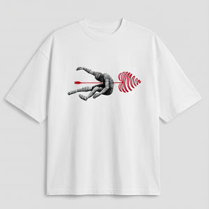 Heart & Arrow Embroidered T-Shirt - shirt